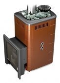 Печь для бани ПБ Таймыр 2017 Карбон БСЭ ЗК ТО терракота