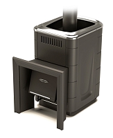 Печь для бани ПБ газодровяная Оранж Блю Карбон антрацит