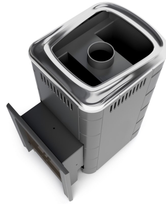 Печь для бани ПБ Уренгой 2018 Карбон БСЭ антрацит