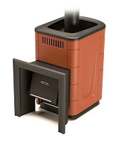 Печь для бани ПБ газодровяная Оранж Блю Карбон терракота