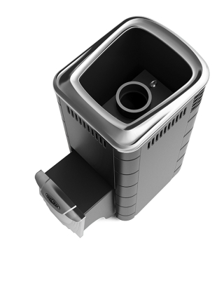 Печь для бани ПБ Каронада Макси Heavy Metal ДН антрацит