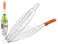 Hot Pot Решетка-гриль для рыбы 60(+4)*36*12*4 см