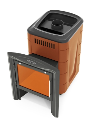 Печь для бани ПБ Компакт 2017 Карбон Витра терракота